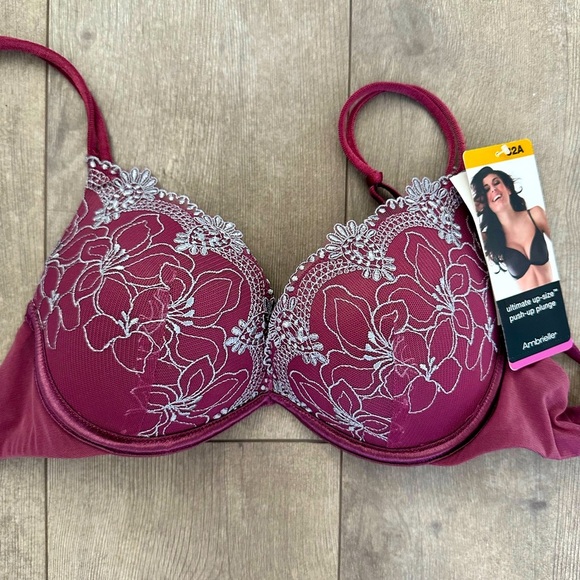 New Ambrielle plunge up push up bra 32A - Picture 1 of 8